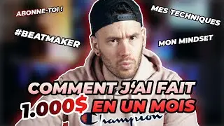 Comment j'ai fait 1000$ de VENTE DE PRODS en UN MOIS ?