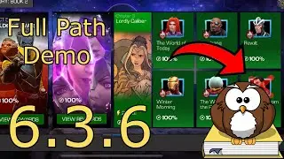 Full Run Through of 6.3.6 Footsteps from Darkness - Easy Path - 2024 - MCOC