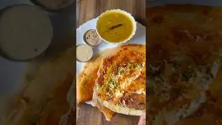 Cheesy Schezwan Masala Dosa | Dosa recipe | Cheese Dosa | Street food #shortvideo #youtubeshorts