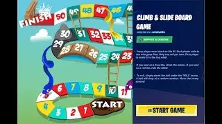 Fortnite Battle Royale Season 8 (Climb & Slide Board Game) (Featured Creative Island)