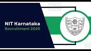 NIT Karnataka Recruitment 2025 |05 Library Trainee Posts |Bangalore jobs | Karnataka jobs #govtjob