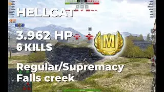 168th GUNNERS | HELLCAT | 3.9 K DMG | 6 KILLS  | ACE | Falls creek | #wotb #wotblitz