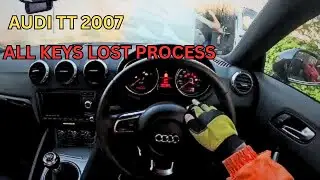 AUDI TT 2007 ALL KEYS LOST KEY PROGRAMMING.