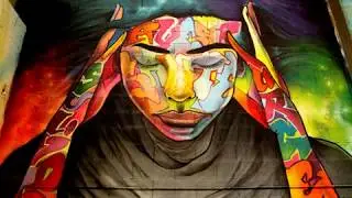 street art  de l'A&eacute;rochrome &agrave; Blagnac Toulouse