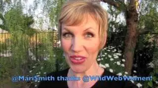 Mari Smith thanks the Wild Web Women for the Social Media Girl Crush!
