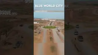 blue world city Islamabad drone view