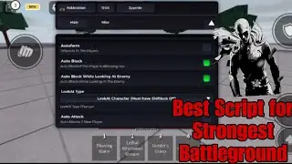 Top Best Strongest Battleground Auto Kill all Auto Block and much more works in every executor 😲