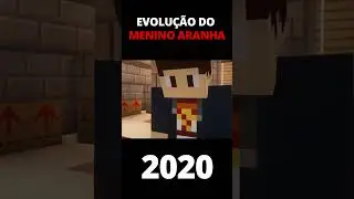EVOLU&Ccedil;&Atilde;O DO MENINO ARANHA #shorts