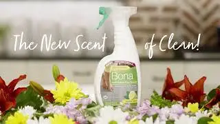 The New Scent of Clean - Bona Hard-Surface Floor Cleaner with Lemon Mint