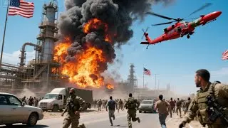 15 минут назад: крупнейшая нефтяная база США была уничтожена российскими пилотами Су-57.