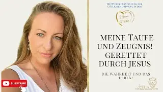 Meine Wassertaufe, mein Zeugnis und meine Hingabe an Gott Vater im Namen Jesus! 🔥❤️ | Miriam Mart&iacute;n