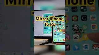 Mirror iPhone To PC/LapTop [1-Click]