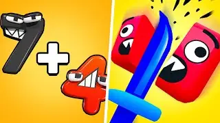 Number Lore | Sword Cut Run - abcdefghijklmnopqrstuvwxyz⭐Max Levels (Part 1)