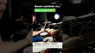 You will look badass playing this drum fill! 😎
