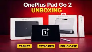 OnePlus Pad Go 2 Unboxing 🔥 | Tablet + Stylo Pen + Folio Case | Worth It?