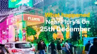 25th December at Park Street Kolkata 🎅 | Christmas Decoration & Celebration | Lights| Santa Claus