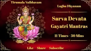 Powerful Sarva Devata Gayatri Mantras - 35 mins 🙏🏻🙏🏻🙏🏻