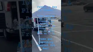 Street selling Father's Day Baskets #dallastxsmallbusiness #fathersday