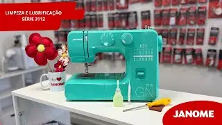 Limpeza e lubrifica&ccedil;&atilde;o m&aacute;quina mec&acirc;nica s&eacute;rie 3112 Janome