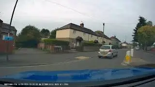 Car Completely Ignores Roundabout. UK Bad Drivers, Road Rage, observations.