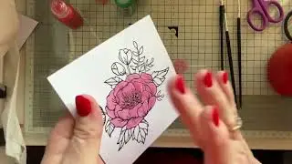 Try a Technique Tuesday #13 painting with liquid pearls