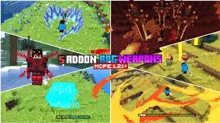 5 ADDON RPG WEAPON TERBAIK YANG WAJIB KALIAN COBA!! MINECRAFT BEDROCK 1.21+