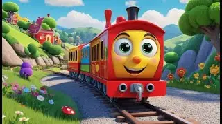 Timmy Train Chugs to Town | Fun Train Song for Kids | Nursery Rhymes in English