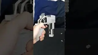 Lego Semi-Automatic Shell Ejecting Pistol Prototype (Spring-Powered)