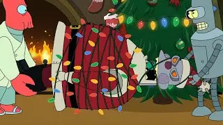 Futurama: Bender and Zoidberg killed Santa Claus.