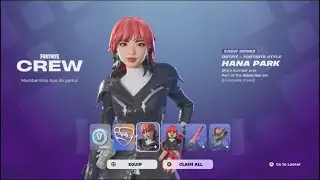 Fortnite Buying The Crew Pack!! Hana Park (Wednesday October 1, 2025)