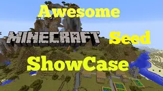 Awesome Minecraft seed 5 Ravines, mountains, 2 npc villages (Minecraft 1.8.3)