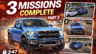 🚘🔥 Ford Raptor F-150 | 3 Missions Challenge in Car Parking Multiplayer | 4K Ultra Graphics | Part 2