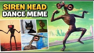 Siren Head Horror Meme 😱 | Creepy Siren Head and TV head Animation