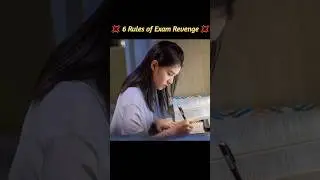 💢 6 Rules of Exam Revenge 💢 #shorts #shortsfeed #shortvideo #viral #study #motivation #success