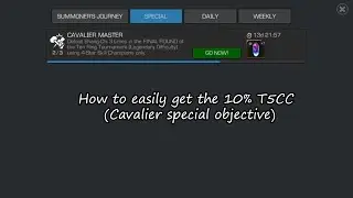 How to easily get the 10% T5CC (Cavalier special objective) I Marvel contest of champions I MCOC