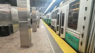 Airport to South Station via MBTA Subway