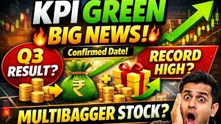 KPI Green Latest News 🔥 | Date Announcement | Q3 Result? Bonus? Record High Soon? 📈 | Dip Research |