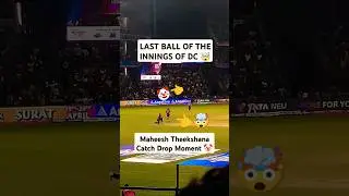 Maheesh Theekshana Catch Drop Moment | DC vs RR | Match - 32 | Tata IPL