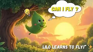 Lilo the Leaf Flies! Inspirational Kids Story | Believe in Yourself & Moral Lesson
