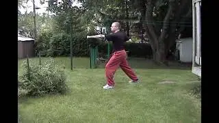 Taekwondo: Pattern: Ki-Bon 1: Chung Oh's style - side view (slow)