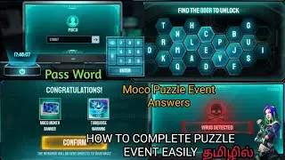 How to complete Moco puzzle event 👀😍👌 EASILY 🥰IN தமிழ் password and quiz #freefire #admmgaming