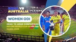 IND vs AUS Women ODI Rivalry 🔥 | Who Dominates? Top 5 Batters & Bowlers Face-Off