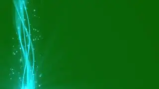 Particles Green Screen