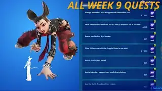 Fortnite All Week 9 Season Quests Guide - Chapter 3 Season 4