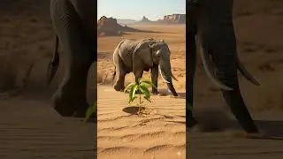 रेगिस्तान में आम का पेड़ 🌳 #elephant #ai #shorts #registankikahani #story