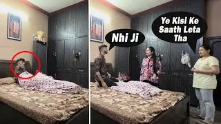 Girlfriend ke Saath Pakad Lia  Prank On Mom & Didi || Adarsh Anand ||