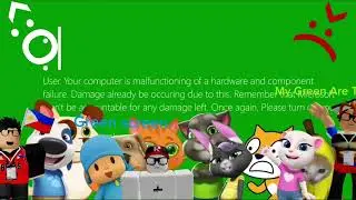 Windows 11 Killscreen but Face White and Red reac them part 2