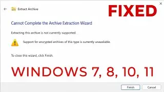 Compressed Zipped Folder Is Invalid Error Fixed 2026 | Fix Cannot Complete The Extraction Wizard