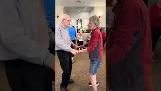 Senior living community audience members having fun dancing to classic country music #heartwarming