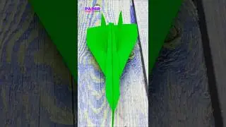 DIY origami jet fighter making - Paper fighter jet tutorial #shorts
